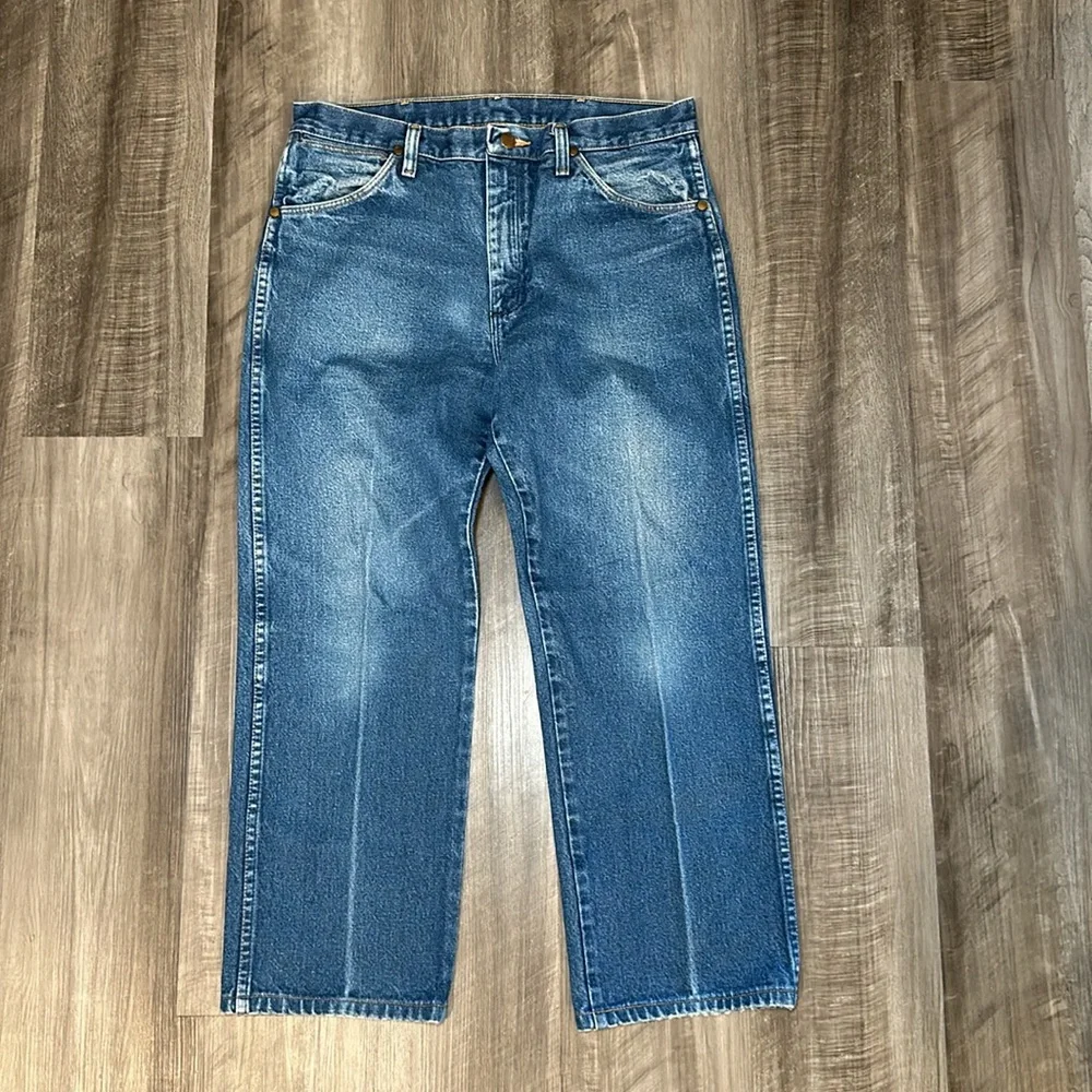 Wrangler Cowboy Cut Original Fit Jeans - 33x27 (Altered Length)